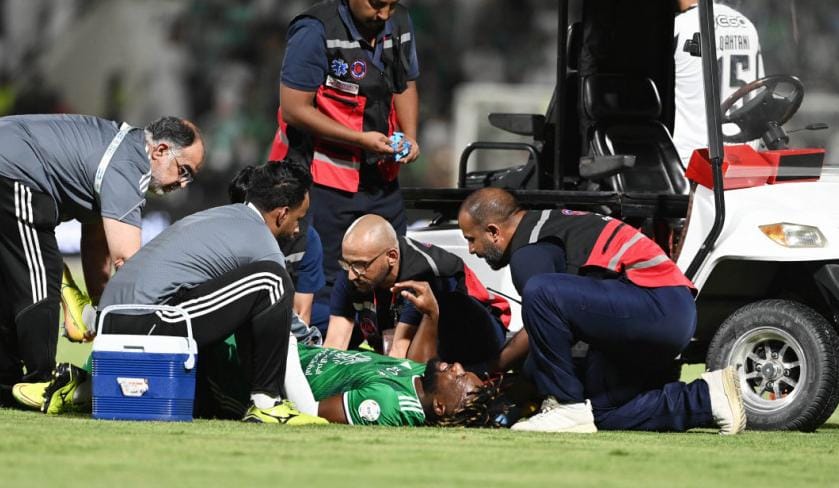 تفاصيل إصابة لاعب الأهلي ماكسيمان
