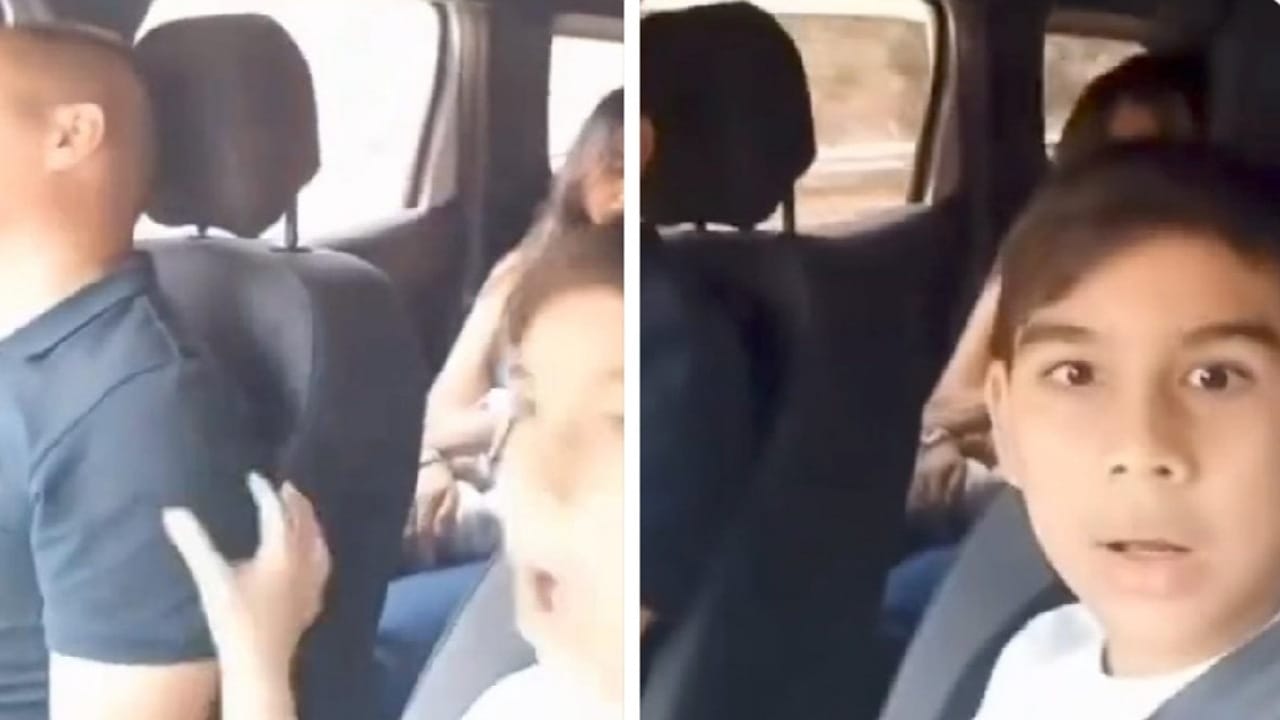طفل ينقذ عائلته بالصدفة أثناء تصويره مقطع عفوي .. فيديو