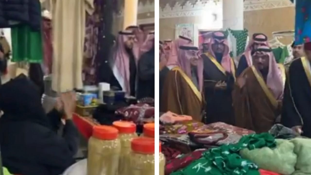 أمير القصيم يطلب من سيدة مسنة تدعي للأمير الراحل بدر بن عبدالمحسن .. فيديو