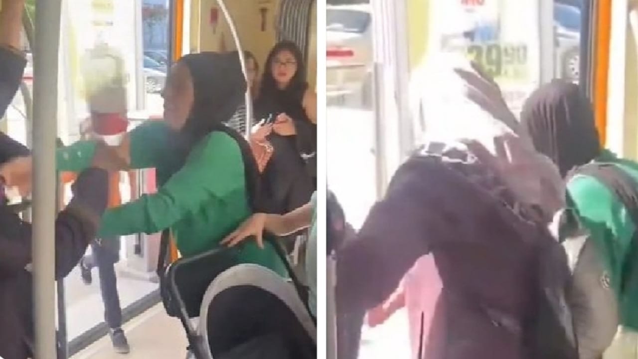 نساء تركيات يطردن امرأة سورية مع أطفالها من داخل المترو .. فيديو