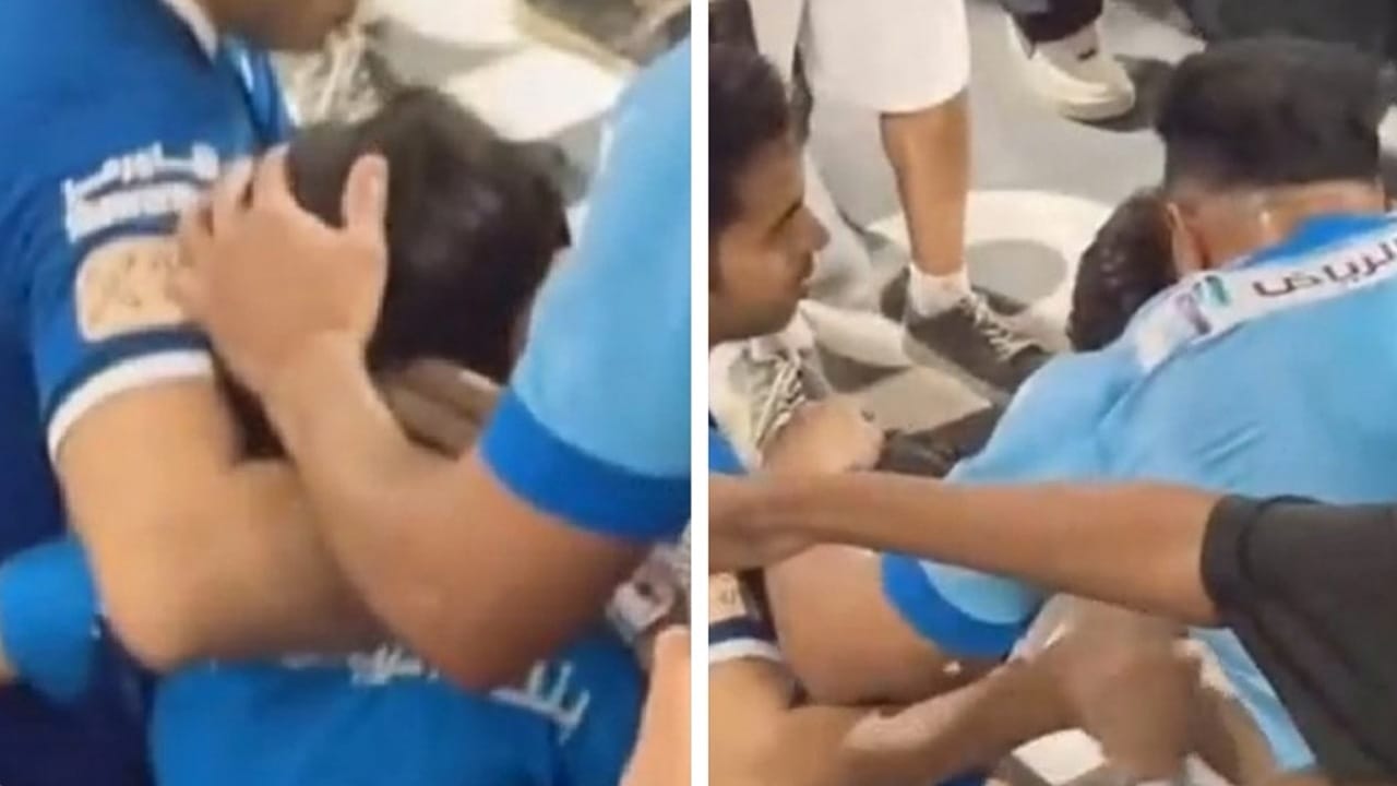 رد فعل سالم الدوسري بعد ارتطام الكرة في رأس طفل .. فيديو