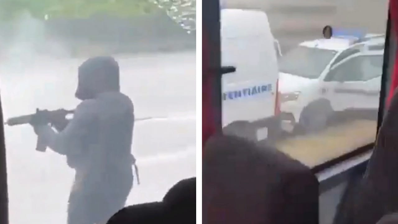 هجوم مسلح لتحرير سجين في فرنسا .. فيديو