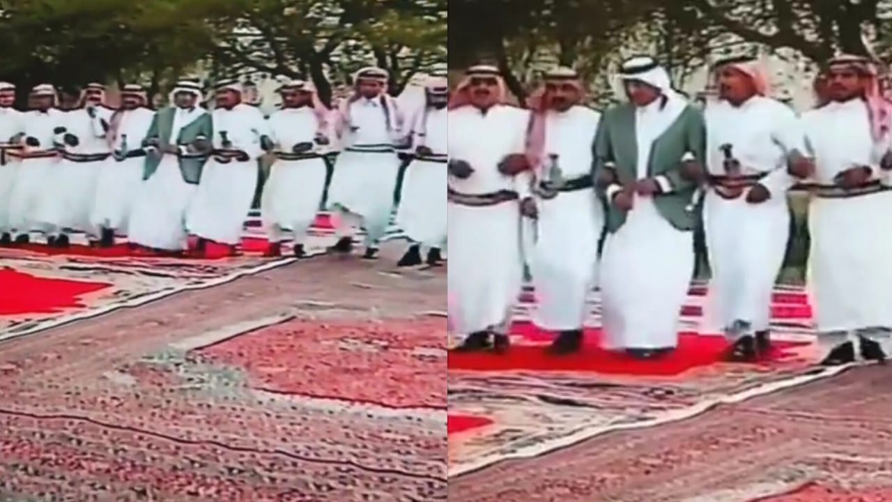 الأمير خالد الفيصل يؤدي الخطوة الجنوبية بـ كاريزما عالية .. فيديو