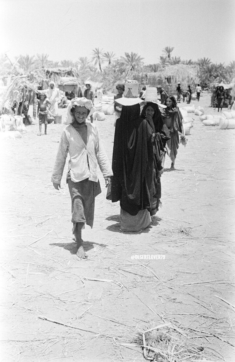 صورة نادرة لسوق قرية القحمة بعسير قبل 77عاما