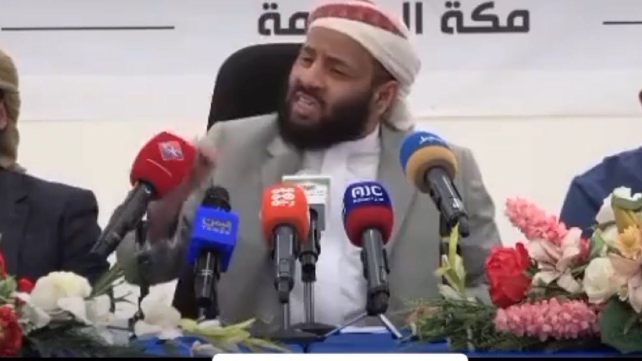 حديث وزير الأوقاف اليمني محمد شبيبة ضد الجماعات المتطرفة ..فيديو
