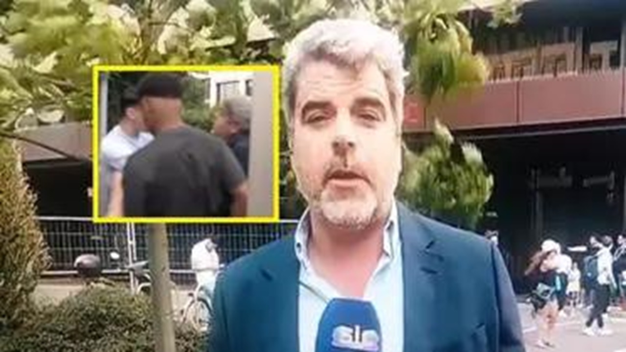 صحفي برتغالي يتعرض للأعتداء اثناء تأديه عمله