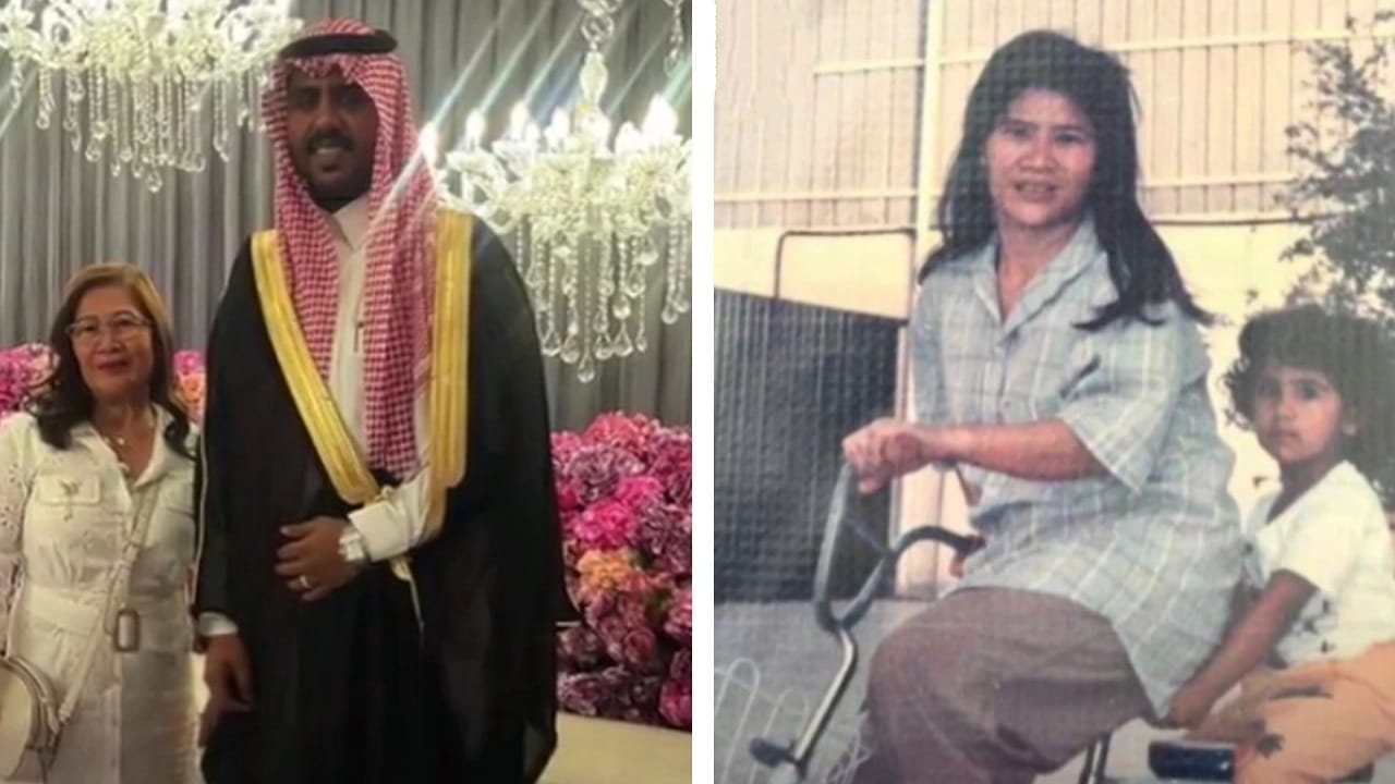 بعد 21 عاماً .. عاملة سابقة تعود إلى الرياض لحضور زواج نجل كفيلها .. فيديو