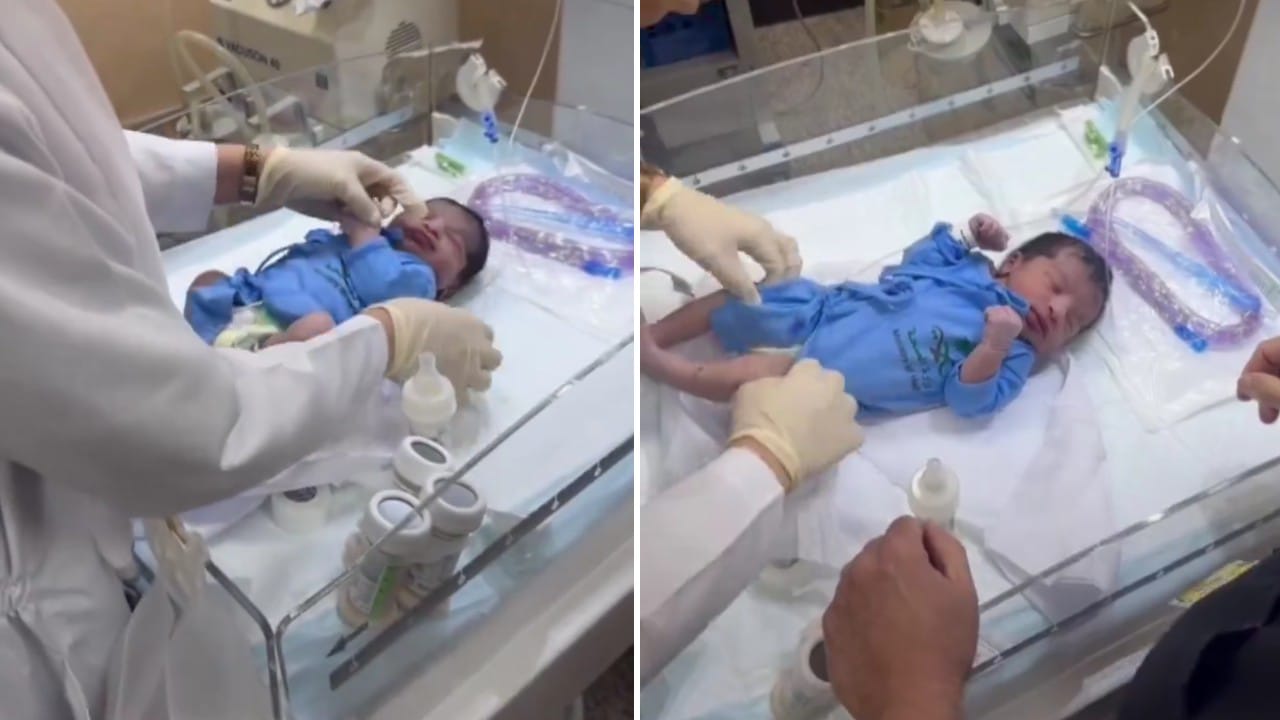 مستشفى جبل الرحمة يستقبل أول حالة ولادة .. فيديو