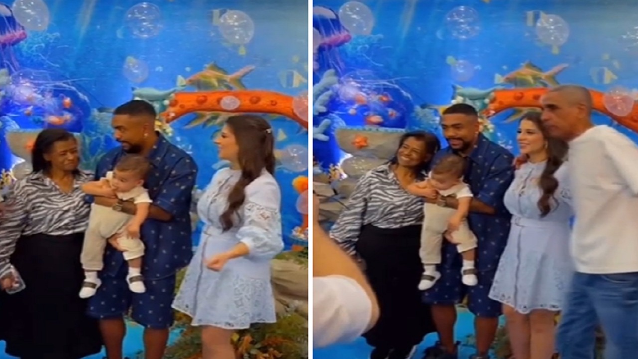 مالكوم يقضي إجازته مع عائلته .. فيديو