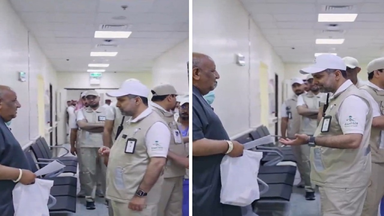 وزير الصحة يساعد حاج عراقي في الحصول على العلاج ويوجه بتوصيله لمقر إقامته.. فيديو
