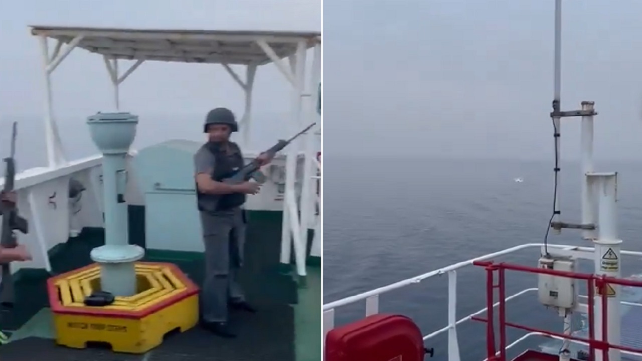 حوثيون يهاجمون سفينة شحن أوكرانية .. فيديو
