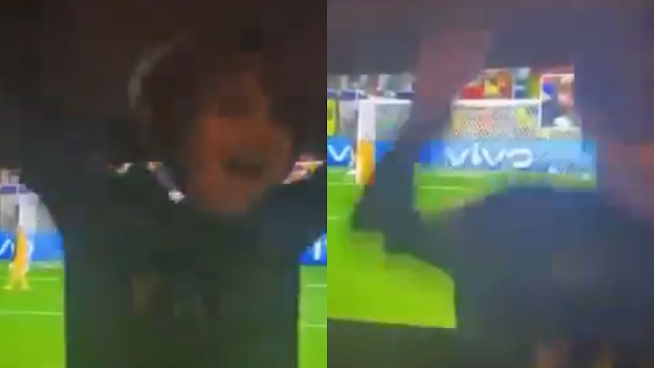 فرحة نجل أوتافيو بعد فوز البرتغال .. فيديو