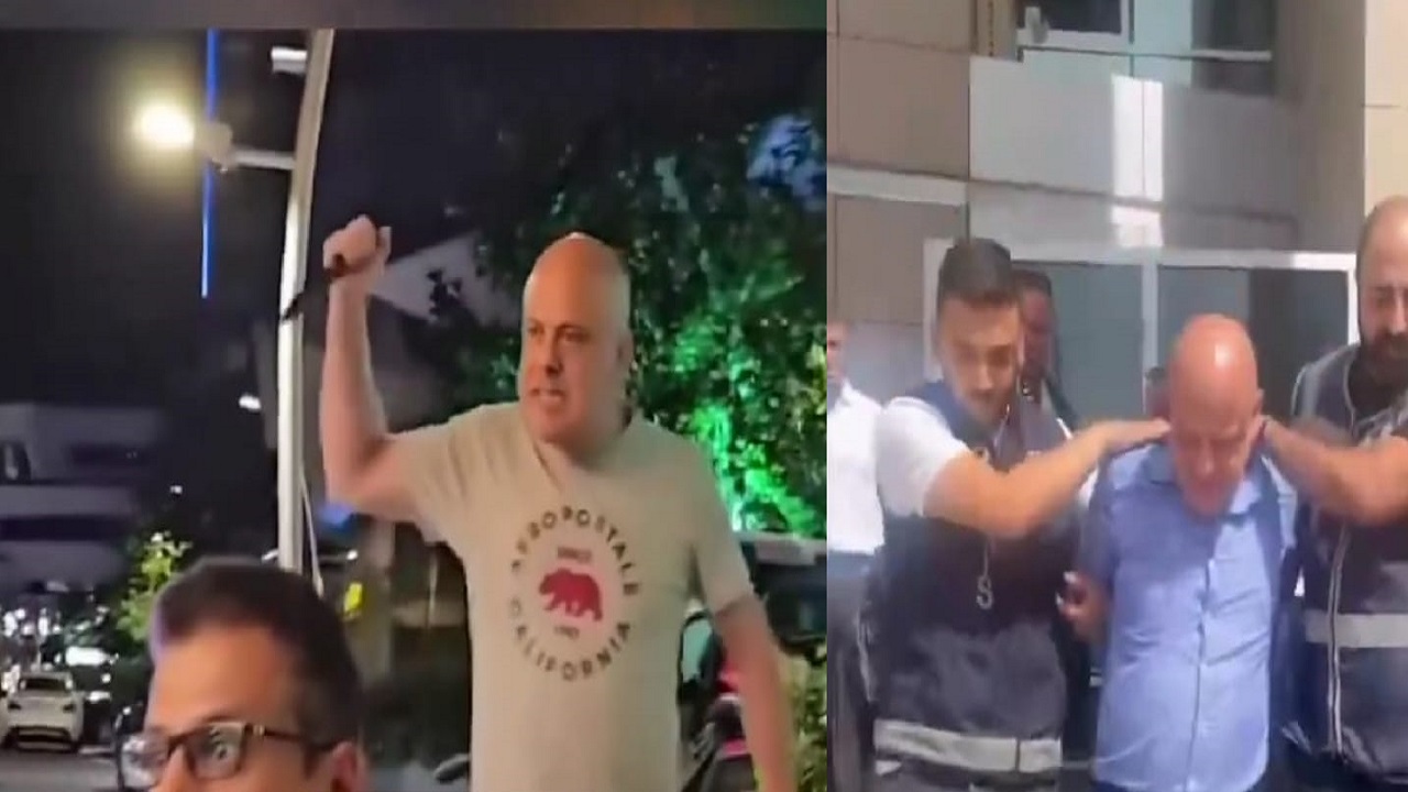 الشرطة التركية توقف رجلا هدد سائحا سعوديا بسكين &#8230; فيديو