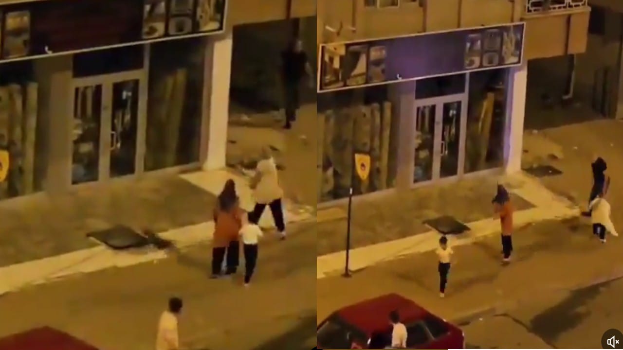 امرأة تركية تقوم بتخريب وتكسير محل لرجل سوري.. فيديو