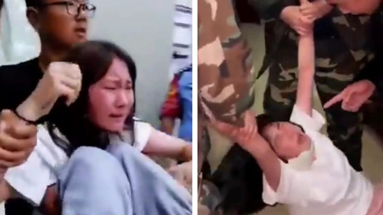 تصرف غريب من آباء صينيين بسبب إدمان أبنائهم الإنترنت .. فيديو