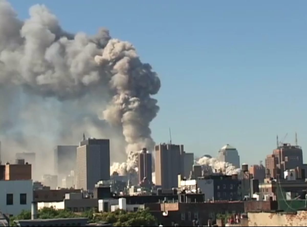 لقطات جديدة لأحداث 11 سبتمبر تم نشرها بعد 23 عام من الحادثة ..فيديو