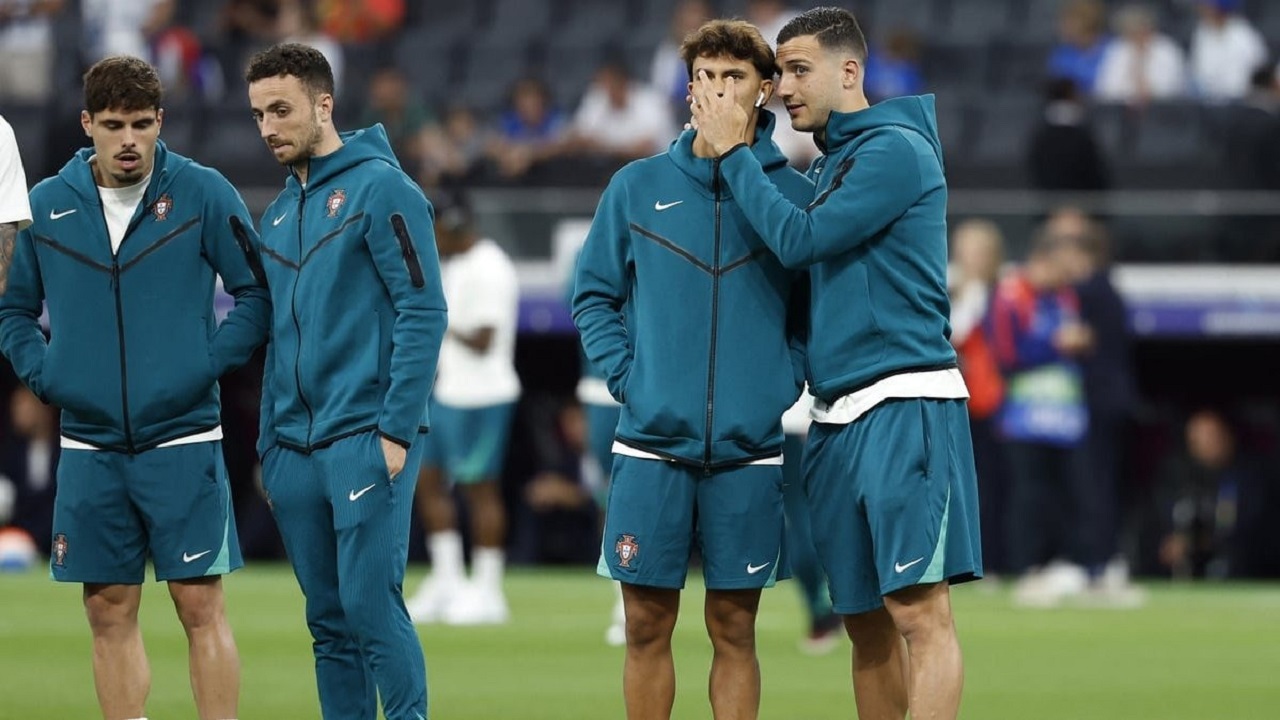ردة فعل لاعبي البرتغال بعد هدف ‎فرنسا في بلجيكا .. فيديو