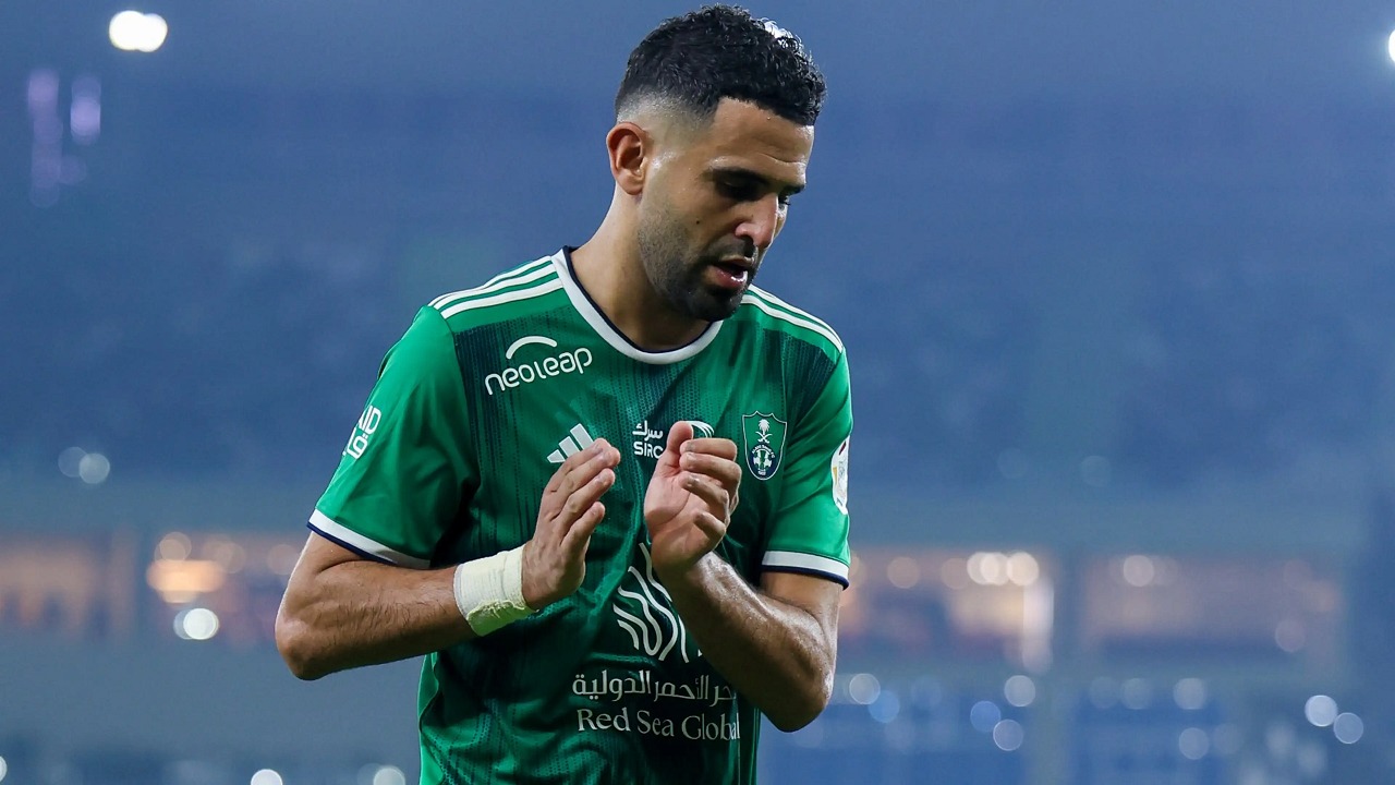 قلق أهلاوي بسبب رياض محرز