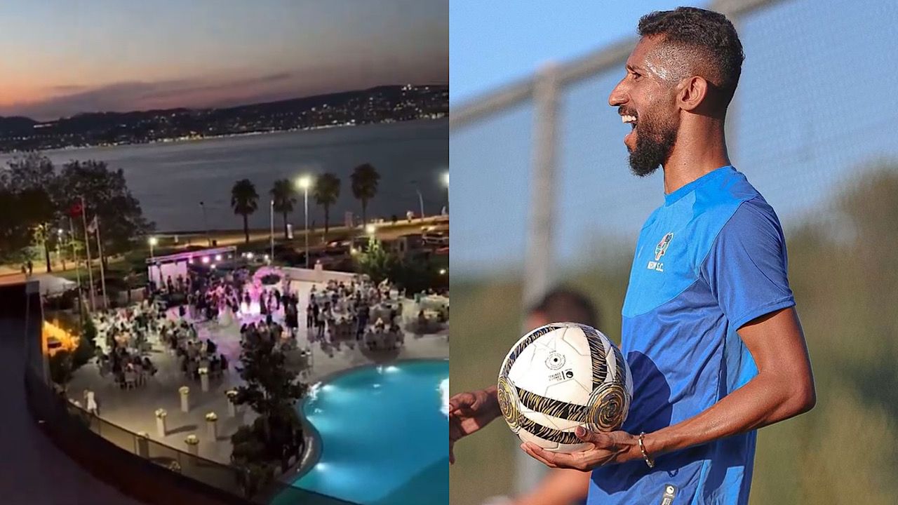 سلمان الفرق يوثق حفل زفاف في الفندق الذي يستقر فيه النادي بتركيا .. فيديو