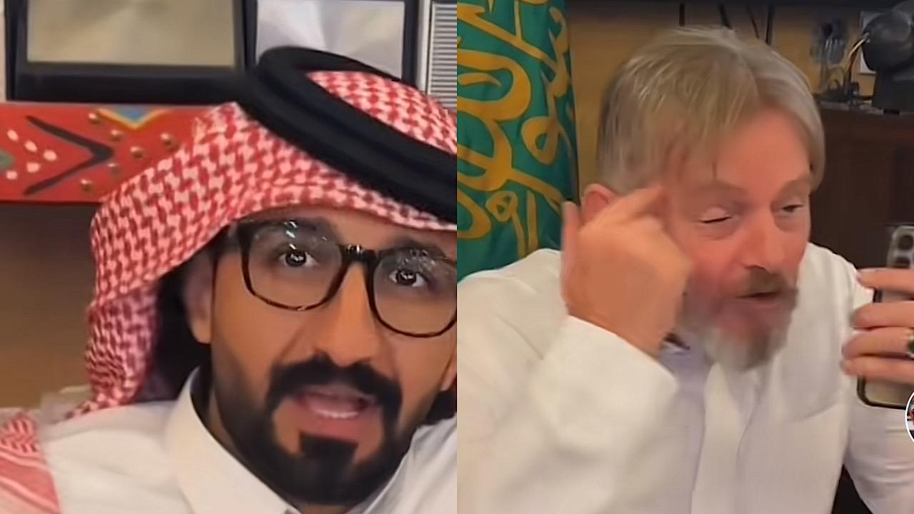 بريطاني: السعوديون لديهم مهارة في قيادة السيارة وأكل الكبسة معًا.. فيديو