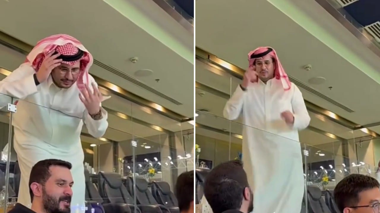 الأمير تركي بن سلمان يتفاعل مع مشجع نصراوي ويلتقط معه صورة .. فيديو