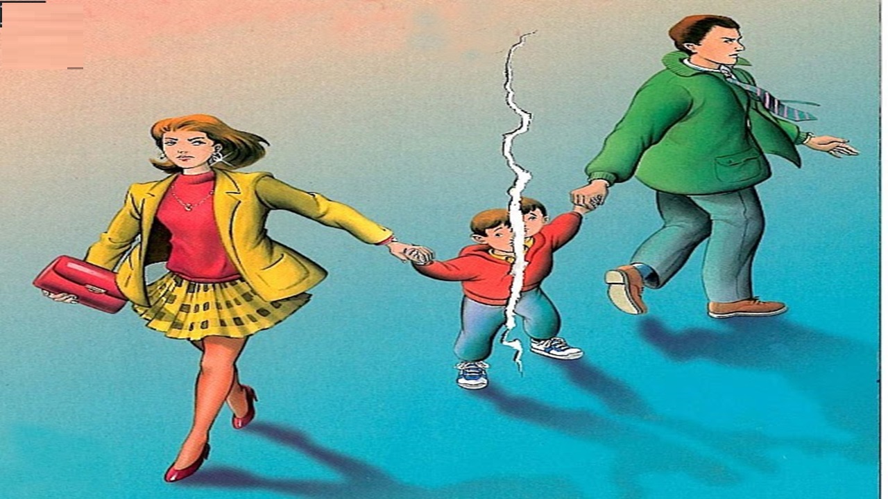 الطلاق ((تفكك الأسرة وضياع الأطفال))