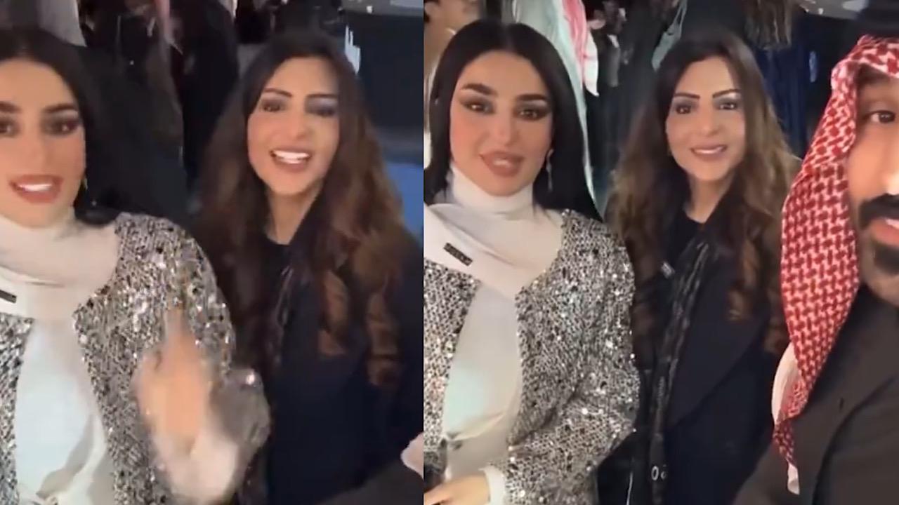 الفنانة مهرة تخطف أنظار الجميع برفقة ابنتها في تبوك .. فيديو