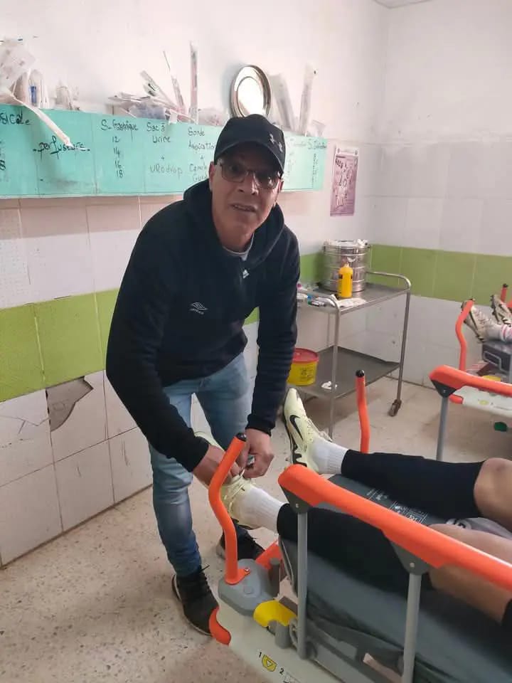 حادث اصطدام قوي بين لاعبي الترجي التونسي .. صور