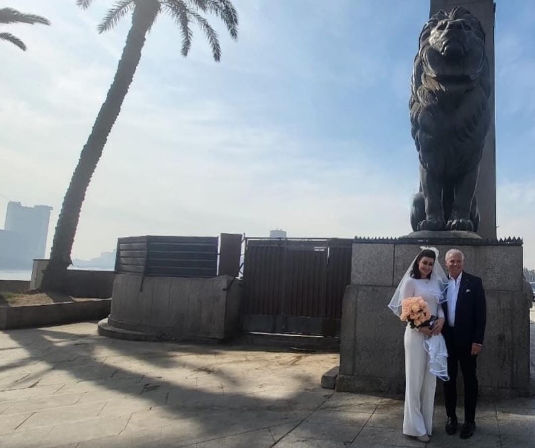 أروى جودة تتزوج من رجل أعمال فرنسي أسلم من أجلها .. صور