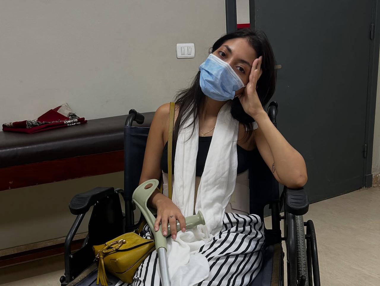  مي الغيطي تتعرض لحادث خطير في تايلاند