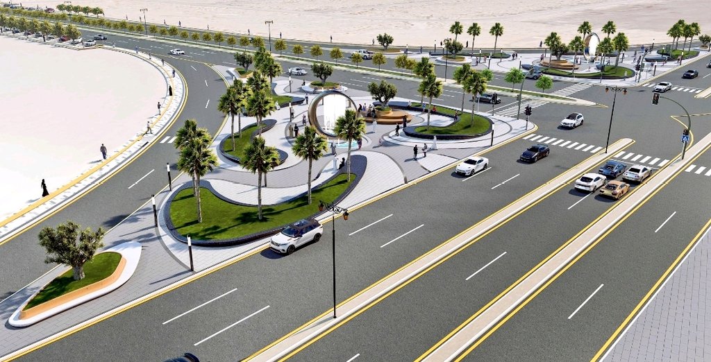 تصاميم مقترحة لتطوير وتجميل تقاطع طريق الأمير محمد بن فهد ..صور
