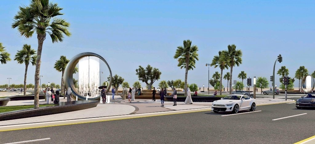 تصاميم مقترحة لتطوير وتجميل تقاطع طريق الأمير محمد بن فهد ..صور
