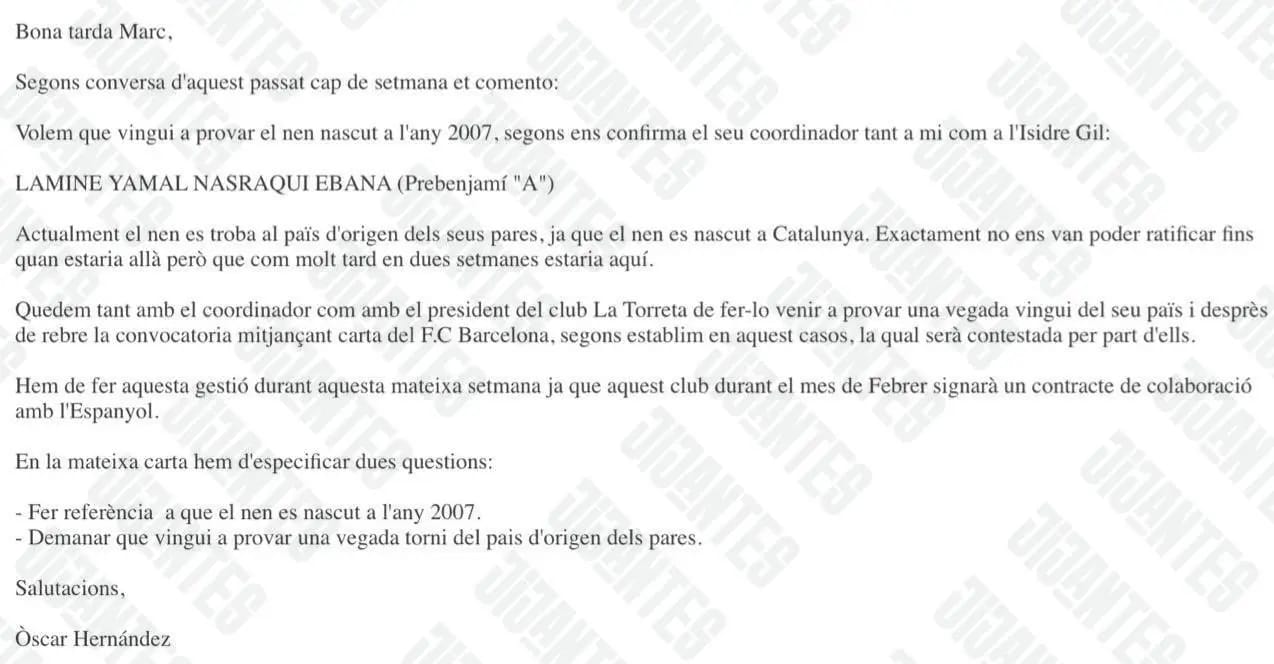 بريد إلكتروني يغير مصير لامين يامال وينقذه من قبضة إسبانيول