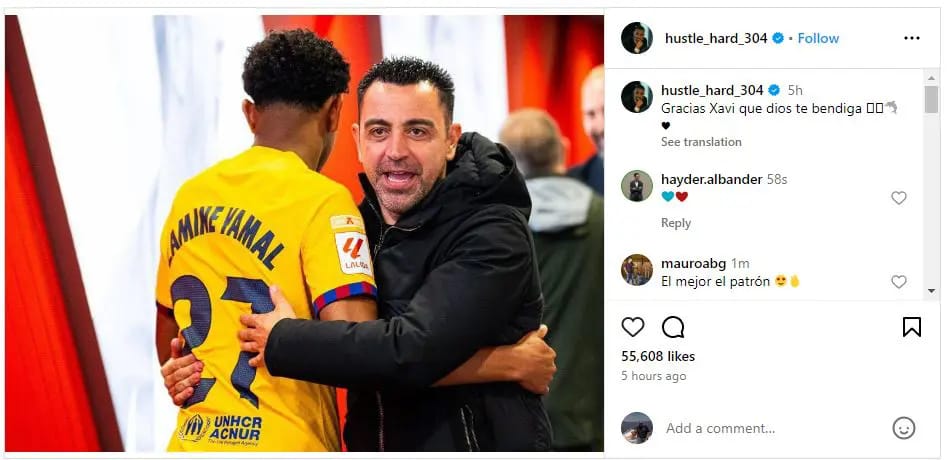 رسالة غامضة من والد يامال تشعل التكهنات حول برشلونة