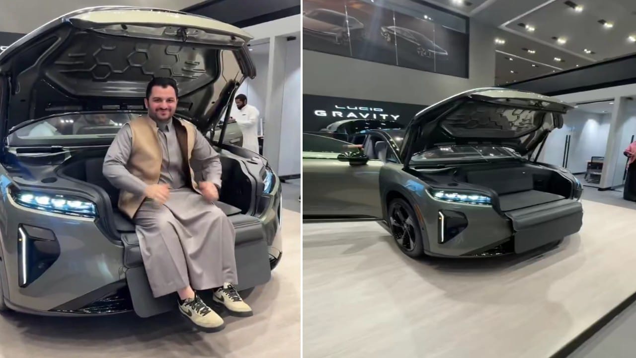 الخالدي يكشف أبرز مواصفات سيارة &#8220;لوسيد جرافيتي&#8221; أول SUV من لوسيد.. فيديو