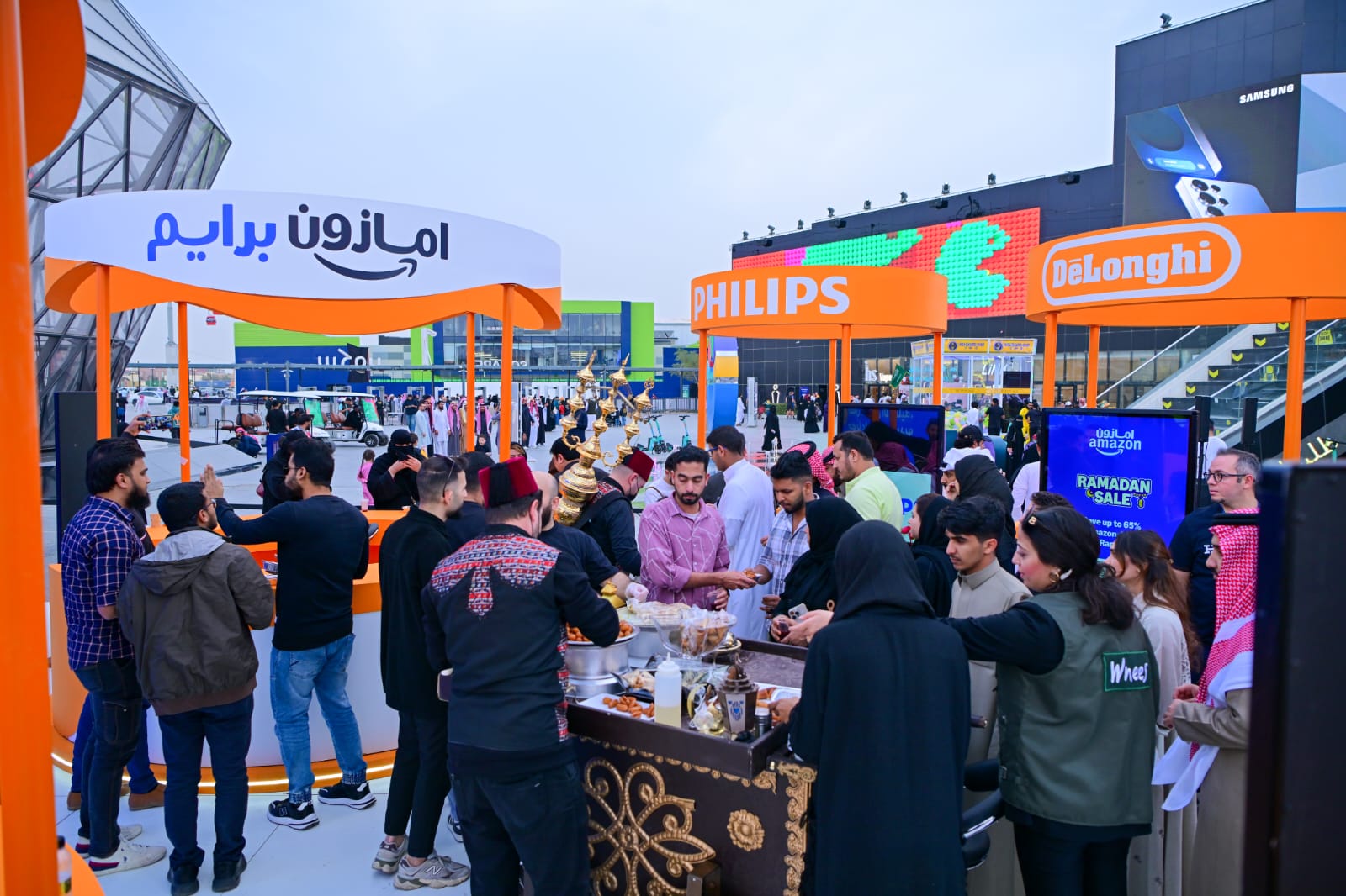 أمازون السعودية تقيم جناح خاص في البوليفارد سيتي بمناسبة يوم التأسيس.. صور