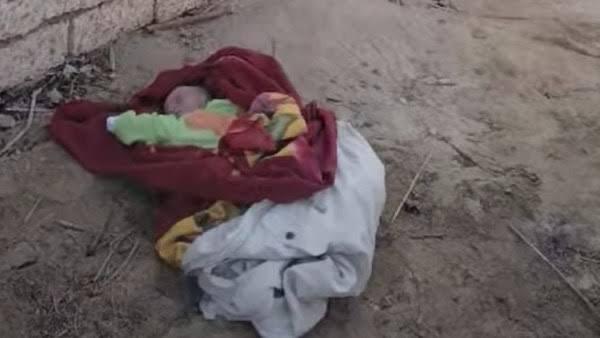 العثور على رضيع داخل كيس أمام مدرسة