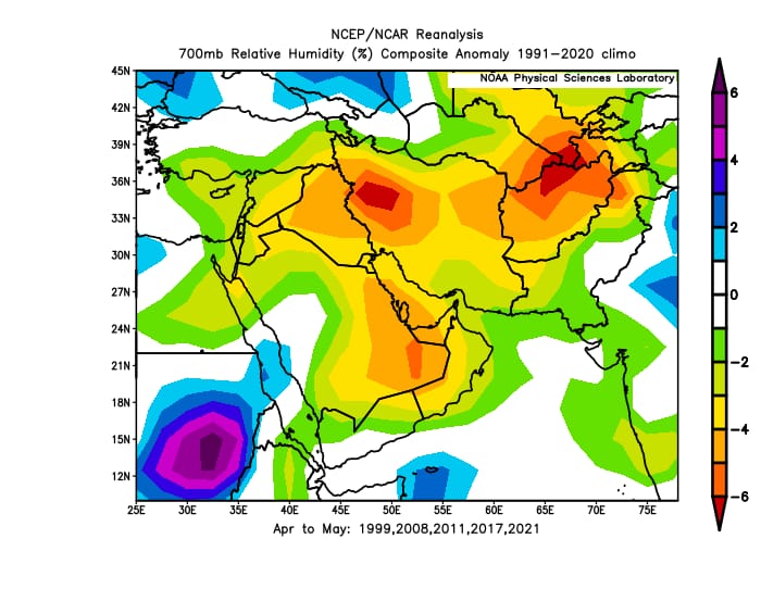 العصيمي: أمطار المراويح والسرايات تبدأ 20 مارس