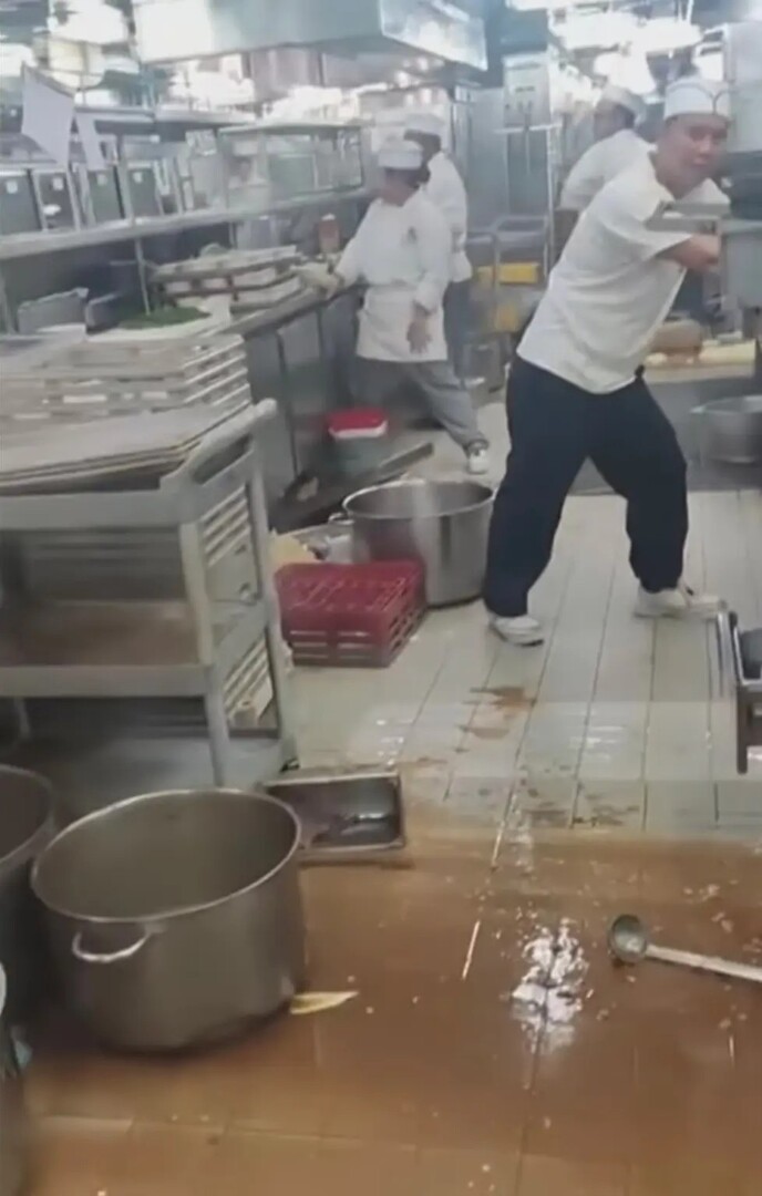 رحلة بحرية تتحول إلى كابوس ينتهي بإصابة 16 شخصا .. فيديو