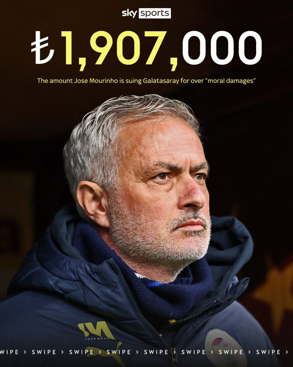 فنربخشة يقاضي جالطة سراي بسبب اتهامات عنصرية ضد مورينيو