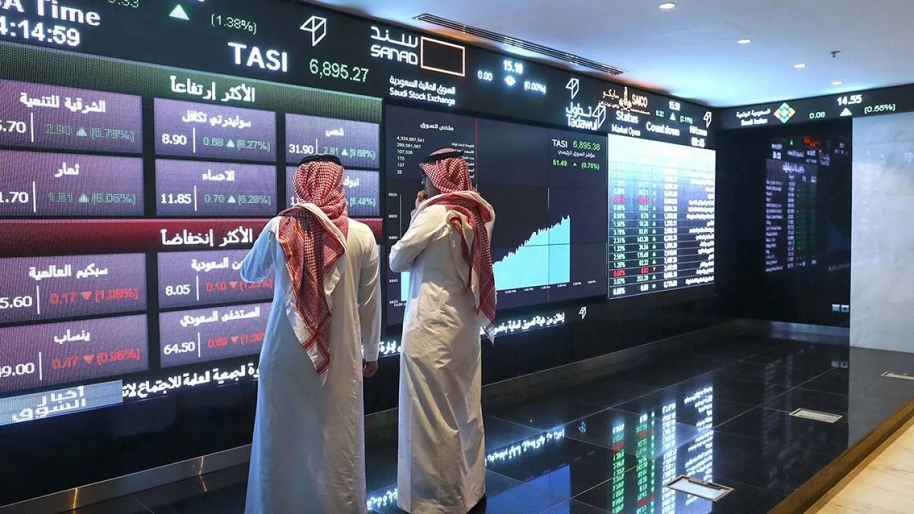 مؤشر سوق الأسهم يغلق على ارتفاع
