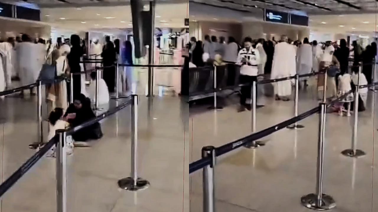 احتجاز 500 حاج مصري في مطار جدة بسبب تأشيرات غير نظامية.. فيديو