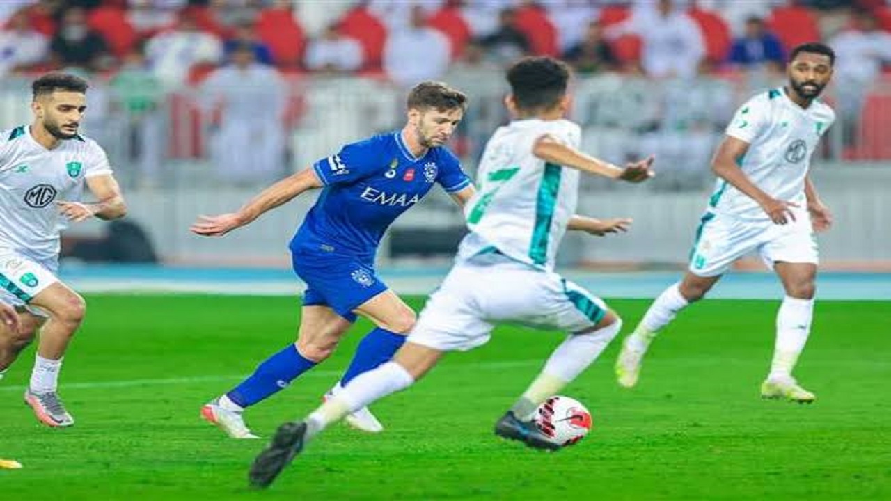 تيفو ضخم يزين قمة الهلال والأهلي في نصف نهائي آسيا