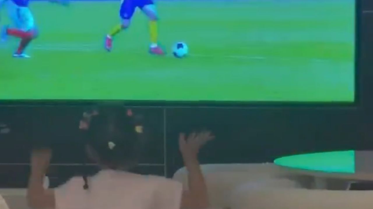 ردة فعل ابنة رونالدو على هدف أبيها.. فيديو