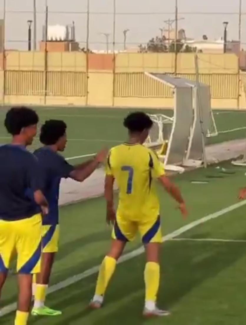 كريستيانو جونيور يسجل هدفا رائعا ويحتفل على طريقة والده .. فيديو