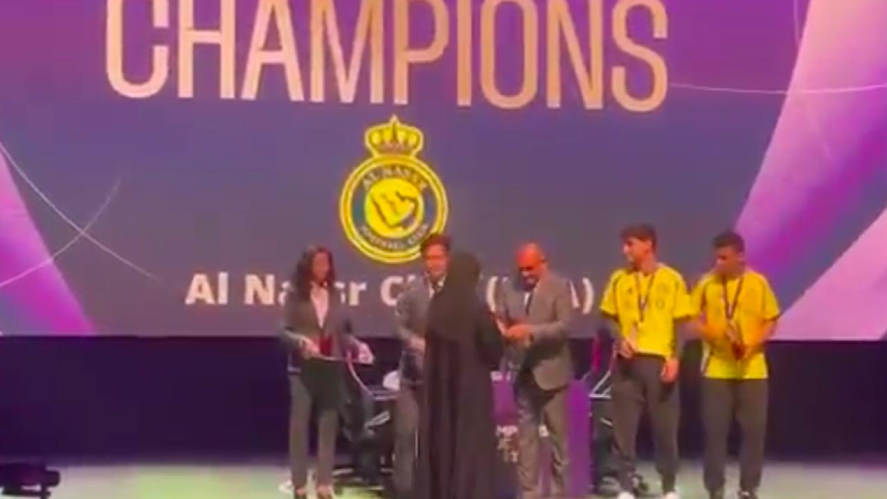 ‎النصر يتوج بكأس دوري أبطال آسيا الإلكترونية للنخبة 2025 .. فيديو