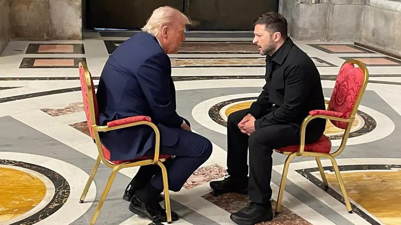 ترامب وزيلينسكي يتقابلان مجددًا بعد آخر مشادة بينهما .. صور