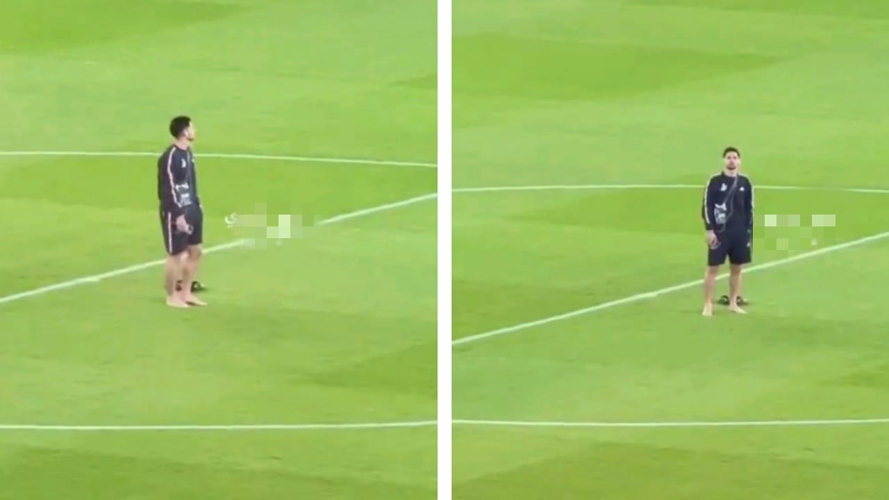 لاعب يوكوهاما يثير الجدل بالظهور حافي القدمين .. فيديو
