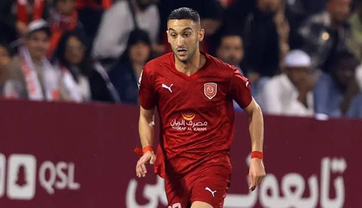 الدحيل القطري يعلن رحيل حكيم زياش رسميا