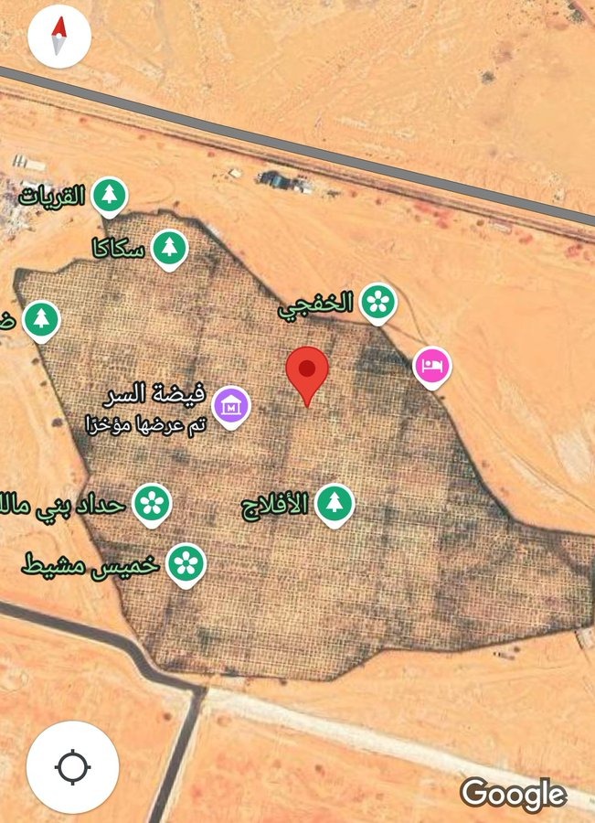 خريطة المملكة تتجسد بالأشجار في مشروع الرياض الخضراء